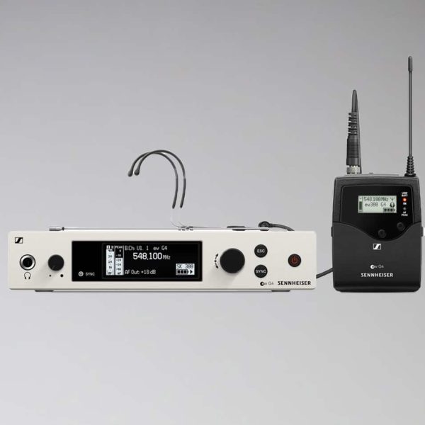 Sennheiser G4 Nackenbügelmikrofon Set (Headset) inkl. Sender und Empfänger