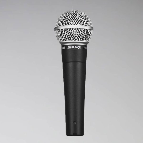Shure SM58 Mikrofon mieten. Legendäres Mikrofon für Konzerte und Konferenzen