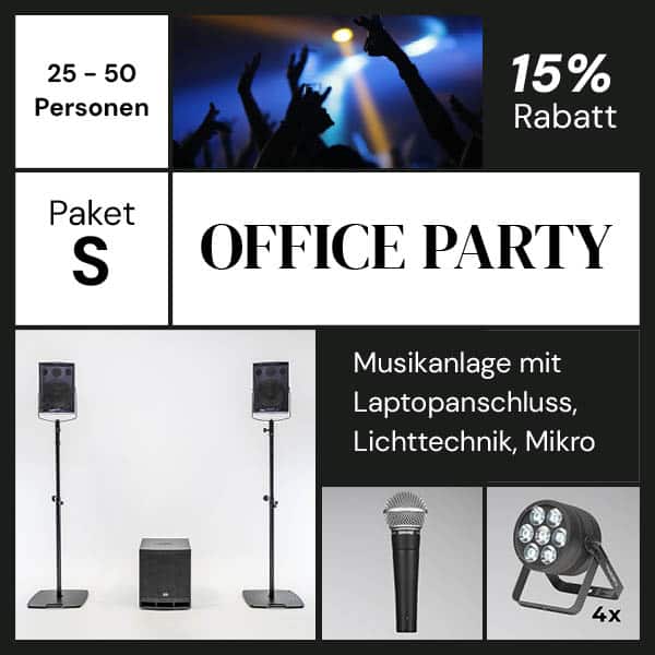 Office Party Paket S inkl. Auf-/Abbau