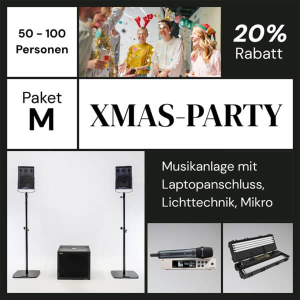 Weihnachtsfeier Paket M inkl. Auf-/Abbau